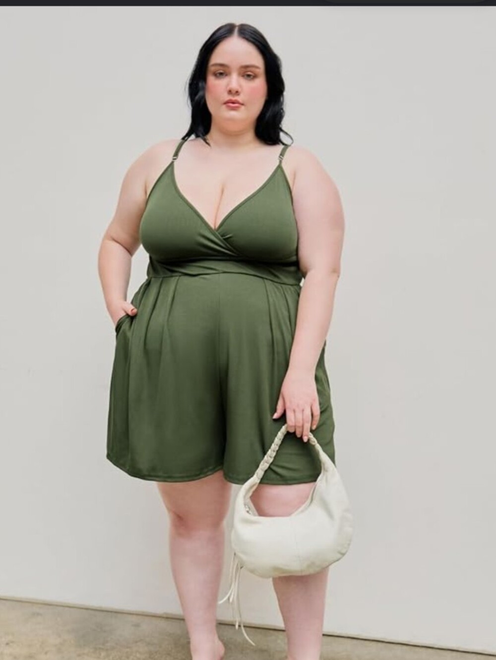 Cider Olive Green Romper Size 2XL